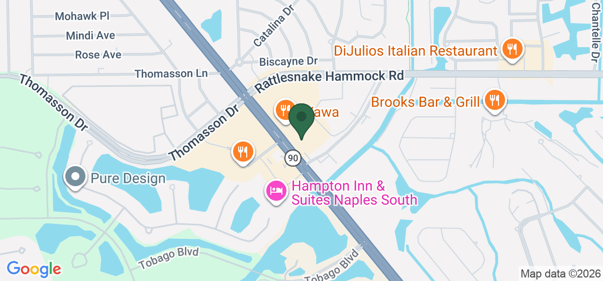 Map showing the location of Florida Roofing & Construction LLC