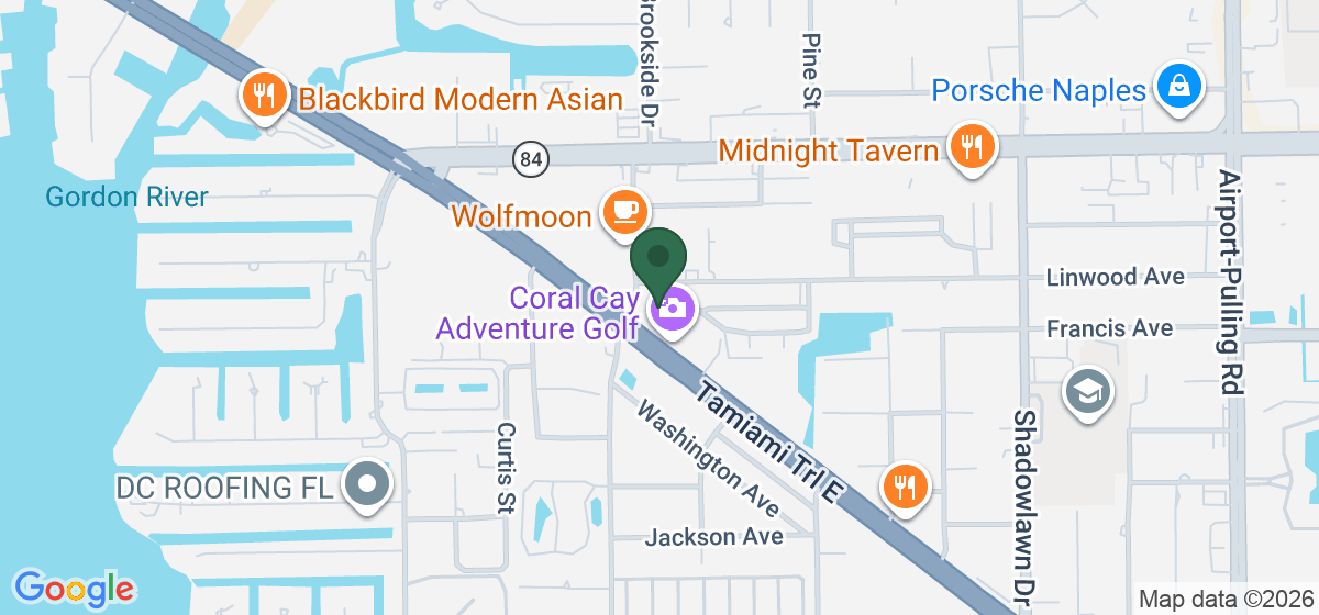 Map showing the location of 7-Eleven