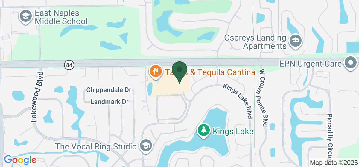 Map showing the location of Quest Diagnostics