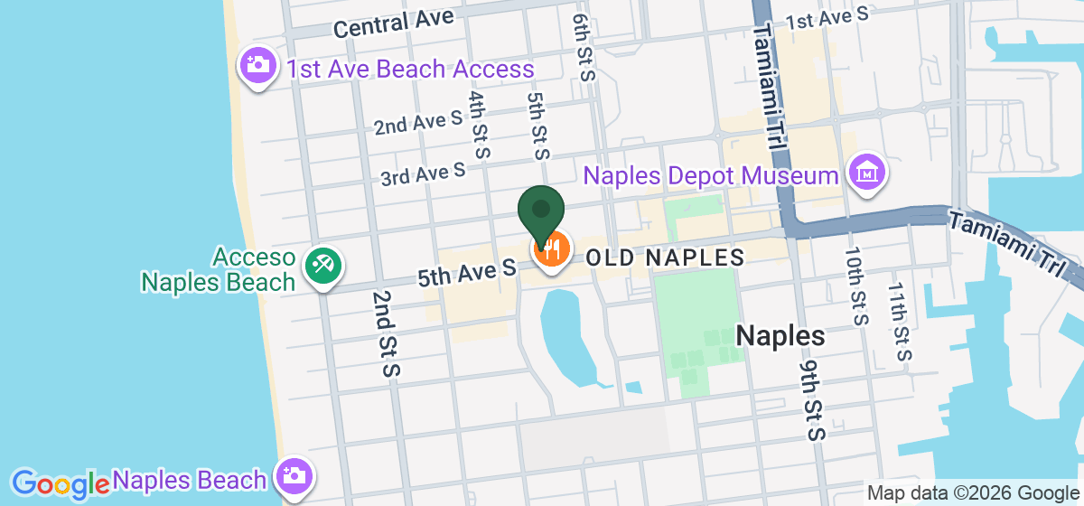 Map showing the location of Gelato&Co. Naples
