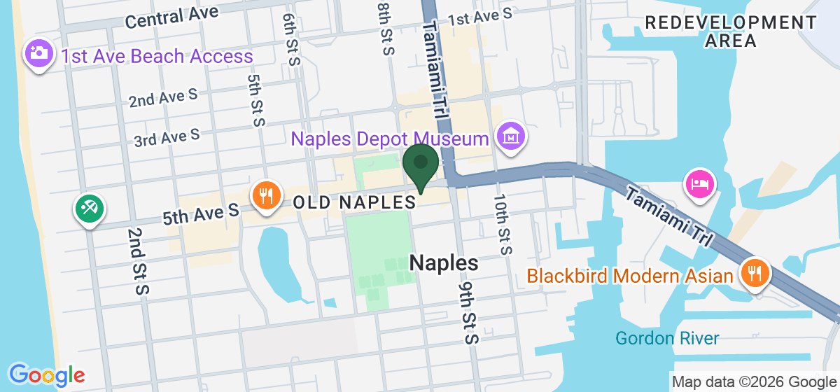 Map showing the location of Bonta’ Bakery