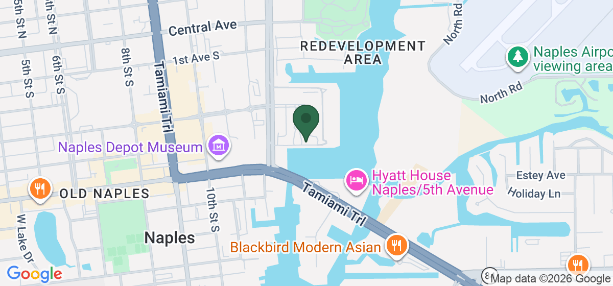 Map showing the location of K-Rico Mexican Grill