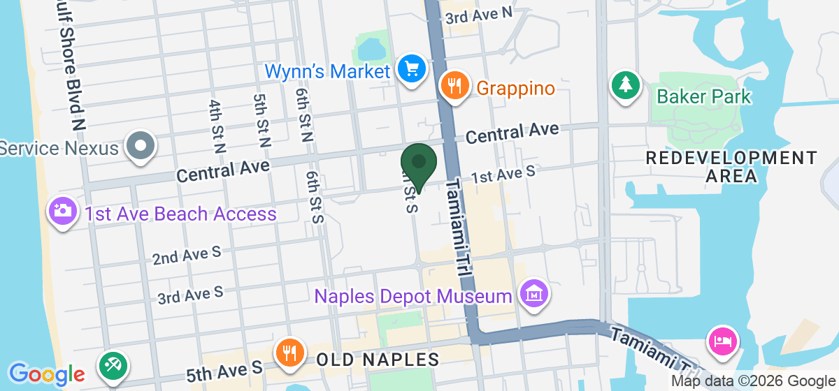 Map showing the location of The House of Blondes