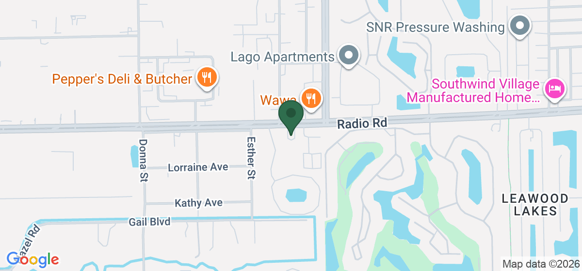 Map showing the location of Tire Choice Auto Service Centers
