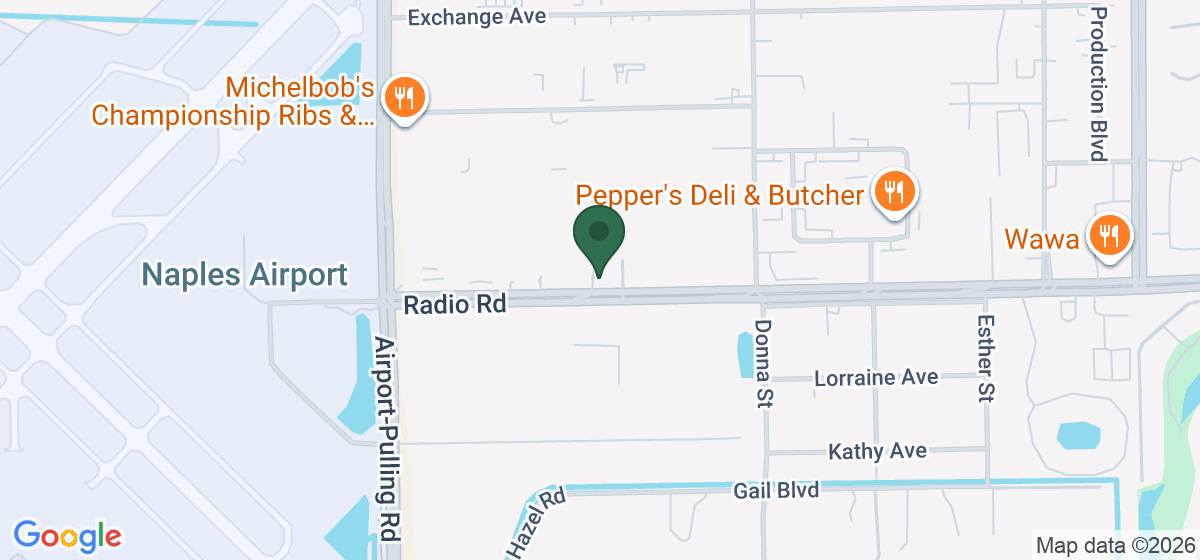 Map showing the location of Public Storage