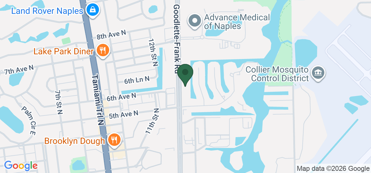 Map showing the location of Creative Scripts Compounding Pharmacy