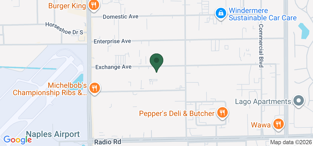 Map showing the location of R4 Roofing and Reconstruction