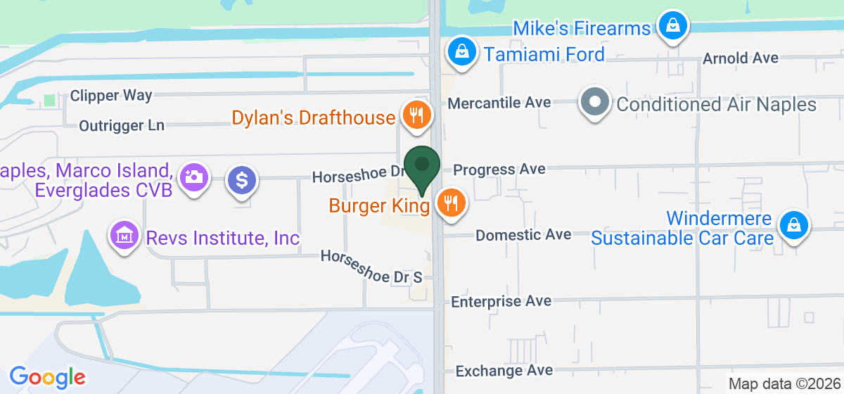Map showing the location of RaceTrac