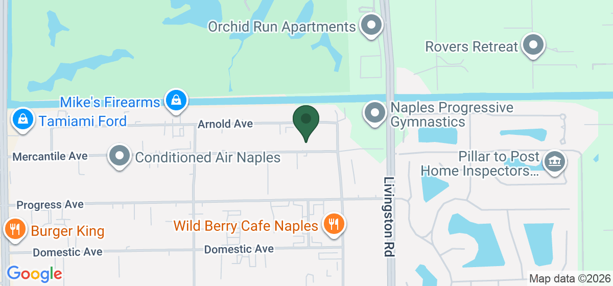 Map showing the location of Bill Jones Roofing and Repairs