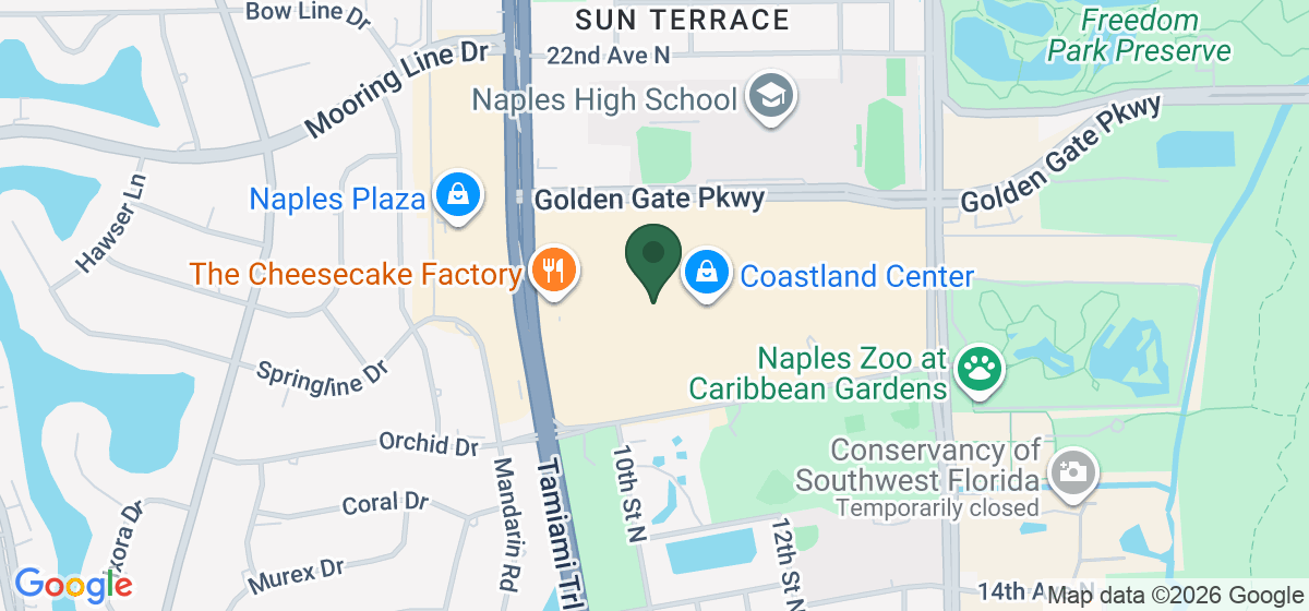 Map showing the location of Heritage Amusements