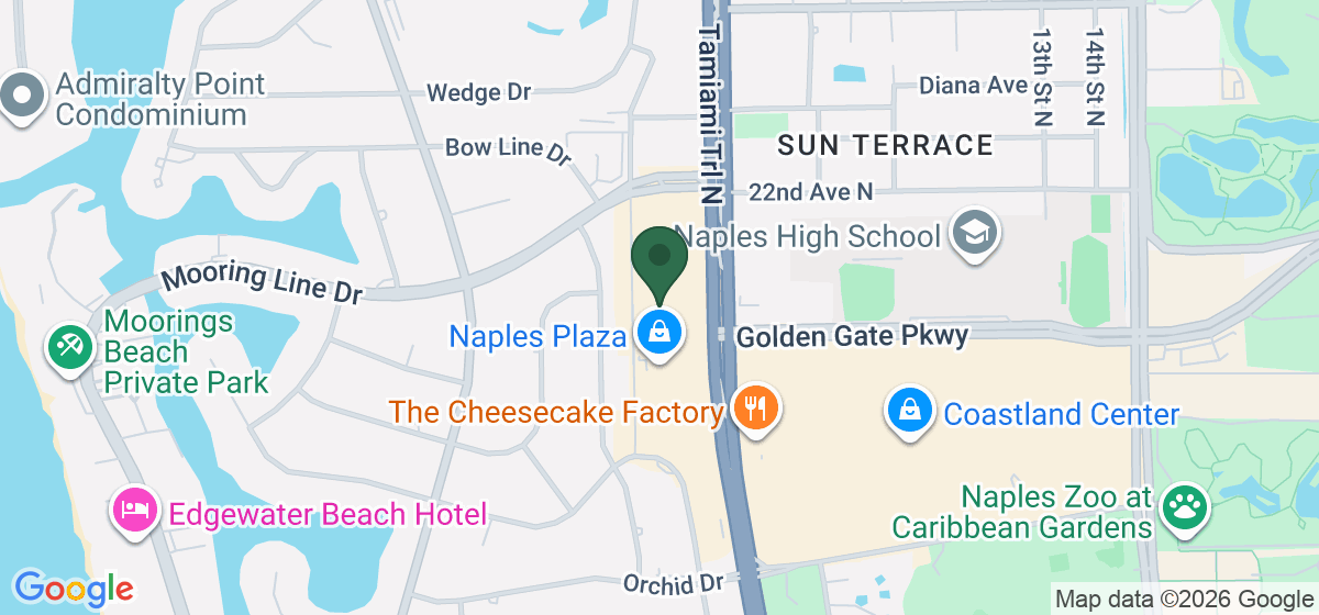 Map showing the location of Chipotle Mexican Grill