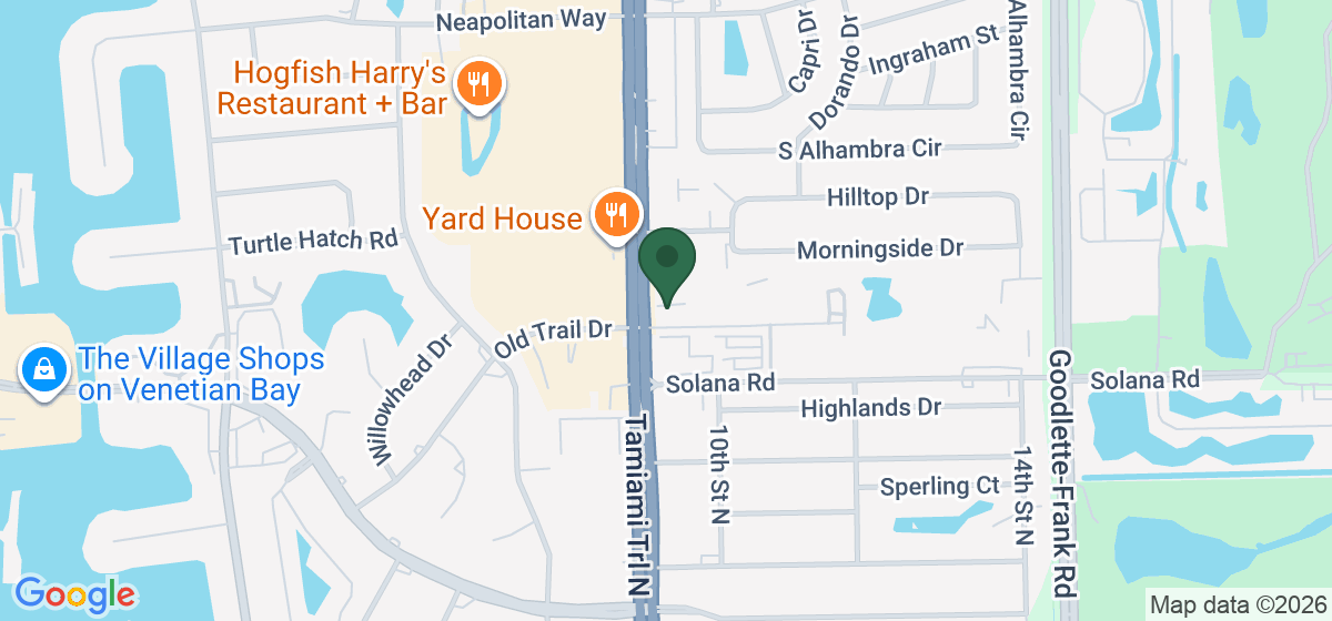 Map showing the location of Wendy's