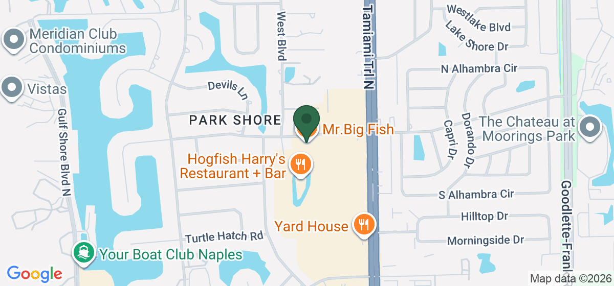 Map showing the location of Quest Diagnostics