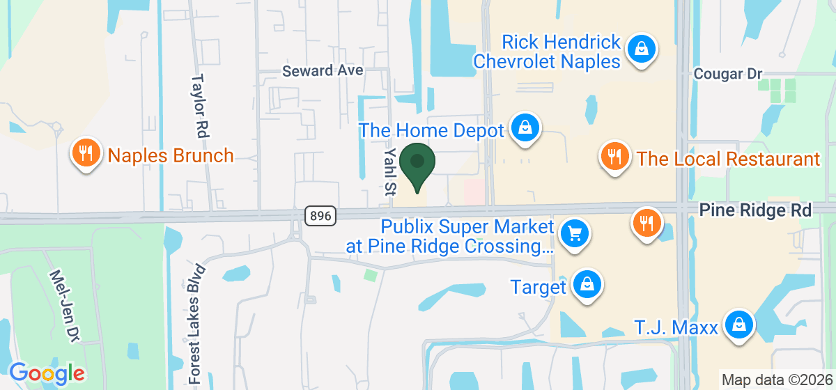 Map showing the location of Pho 80 and Boba Bear Tea