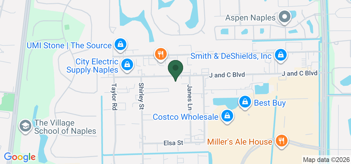 Map showing the location of T & D Automotive Services