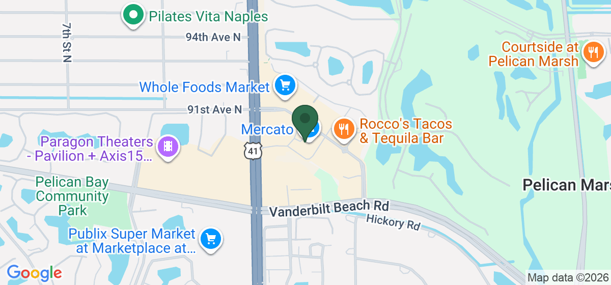 Map showing the location of BURN by Rocky Patel Naples