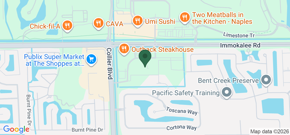 Map showing the location of Sunshine Ace-Founders Square