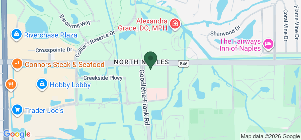 Map showing the location of Bone Hook Restaurant and Brewery