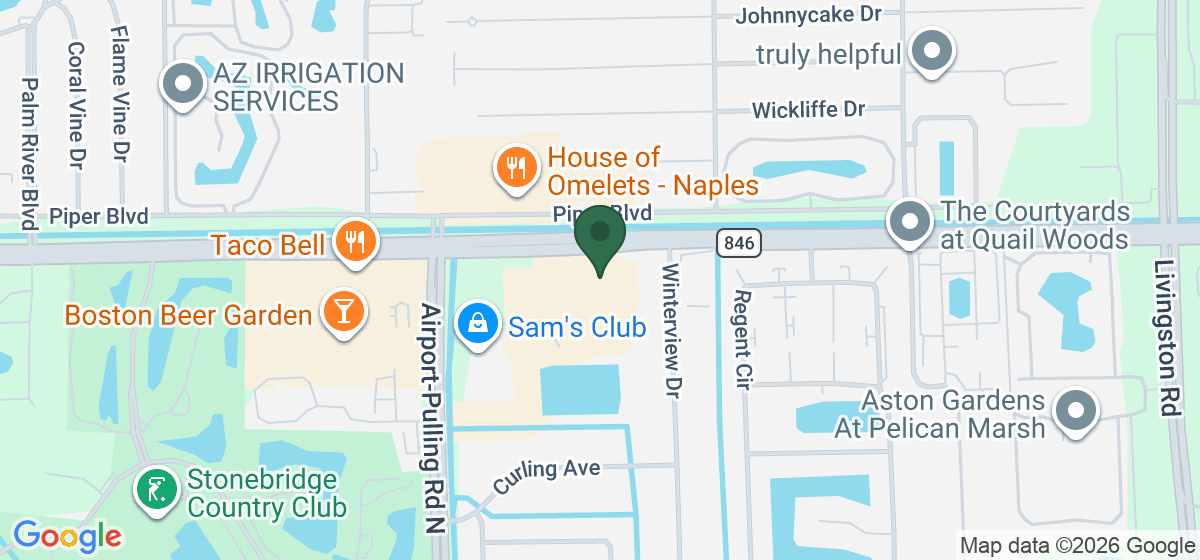 Map showing the location of Foxtail Coffee