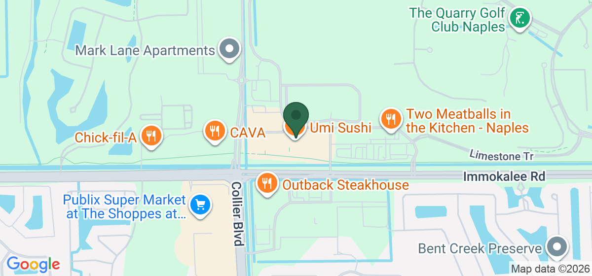 Map showing the location of Umi Sushi