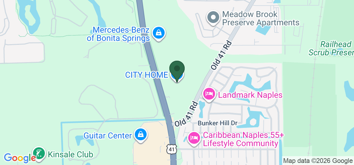 Map showing the location of CITY HOME